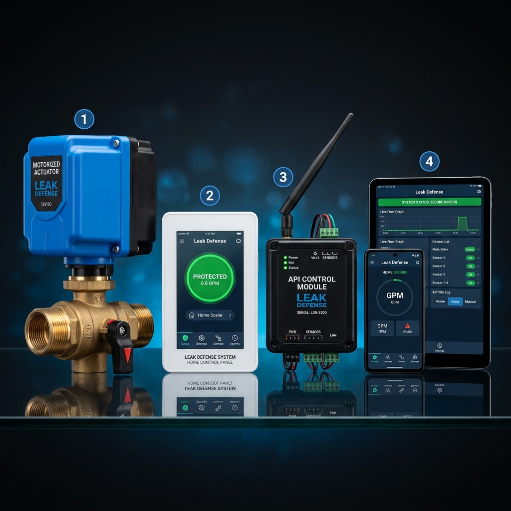 ProShield Leak Defense Control Panel Touchscreen